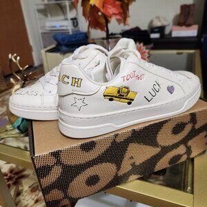 Coach High Line Leather Lace Up Sketch NYC Sneaker